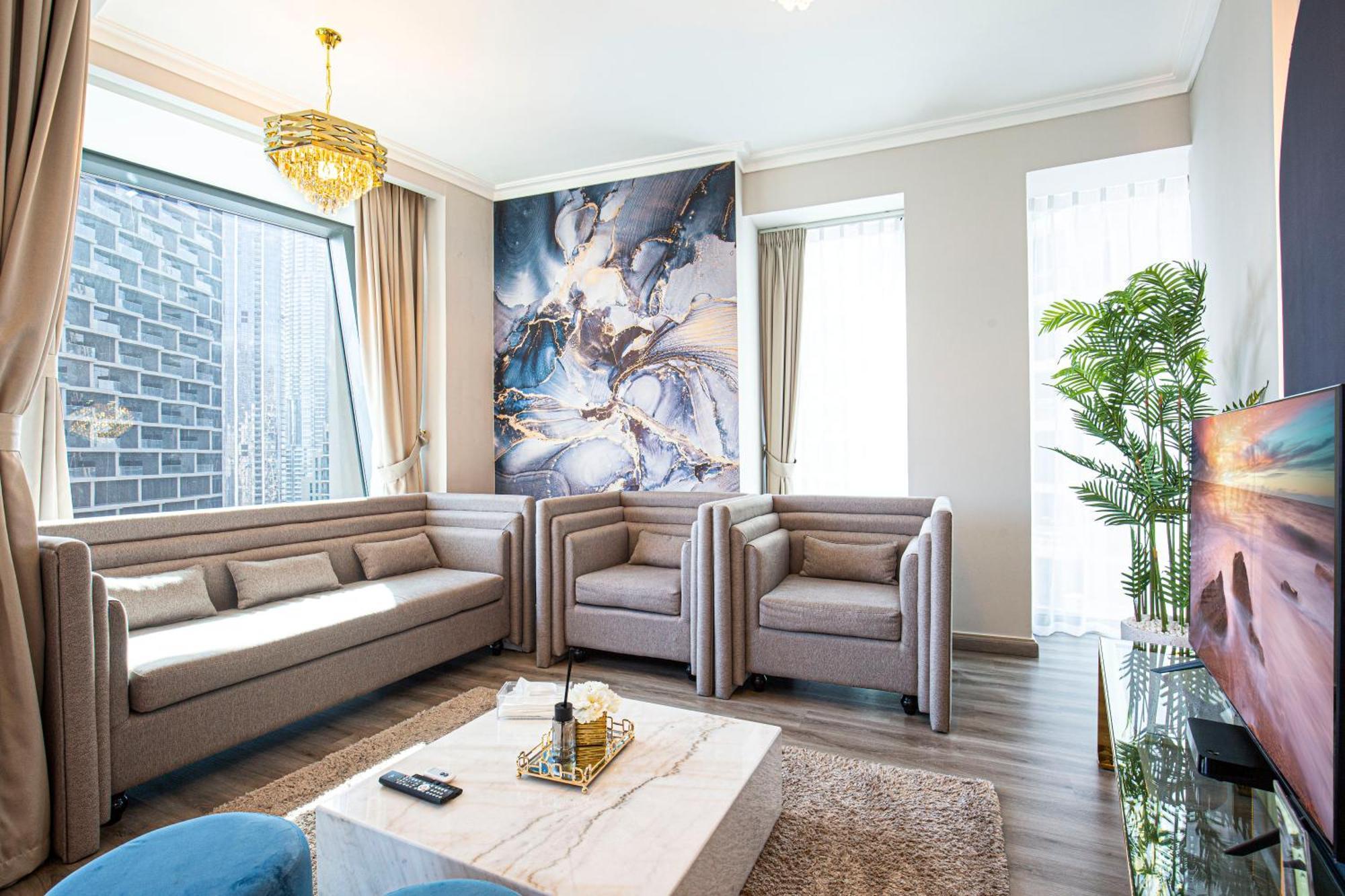 Appartement Magnificent 3 Bedroom Luxury With Burj Khalifa View