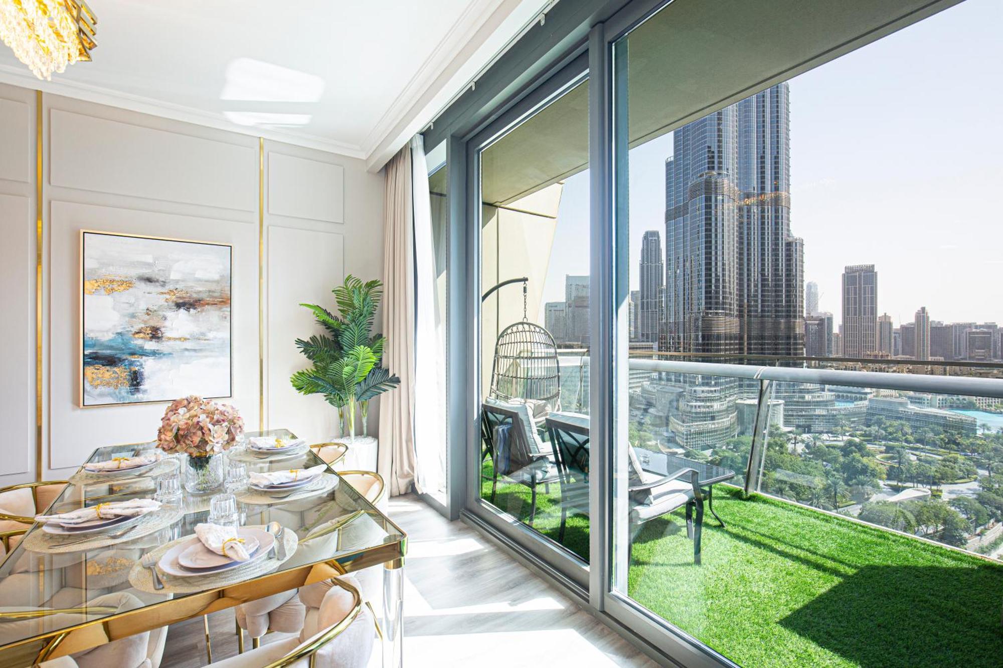 Appartement Magnificent 3 Bedroom Luxury With Burj Khalifa View Dubai